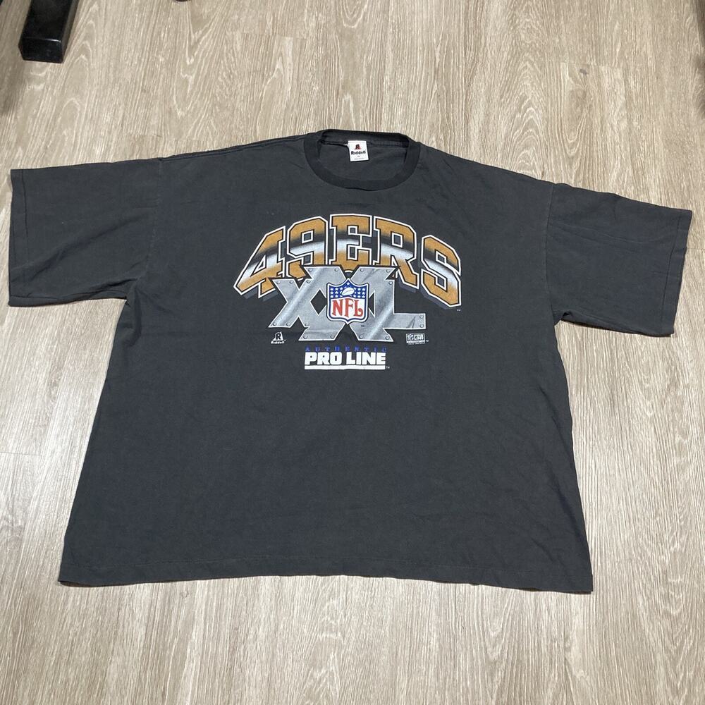 49ers Shirt 3XL San Francisco NFL Football Game-day Spell-out Chrome Logo Tee